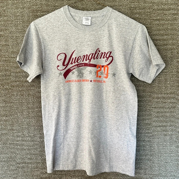 Yuengling Beer Tshirt Size Small Gray Unisex - Picture 1 of 5